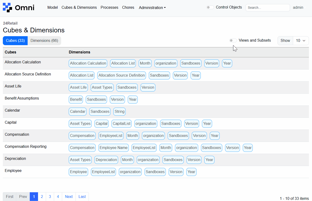 Track cube views usage in TM1 processes